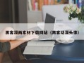 泰兴黑客漫画素材下载网站（黑客动漫头像）